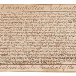 President Lincoln Signs the Emancipation Proclamation