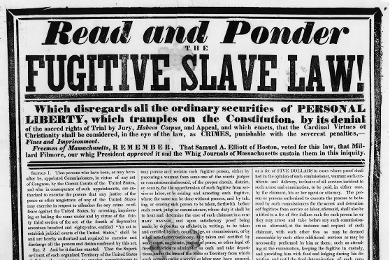 The Fugitive Slave Act of 1850: A Dark Stain on 19th Century American History