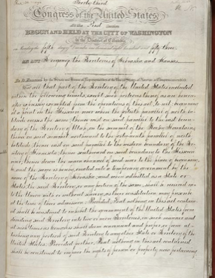 The 170th Anniversary of the Kansas-Nebraska Act of 1854: Prelude to the American Civil War