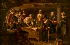 The “Mayflower Compact” Is Signed at Cape Cod, and a New Form of Government Is Established in North America