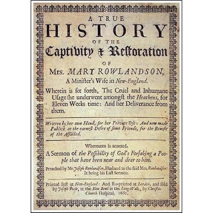 A True History of The Captivity & Restoration