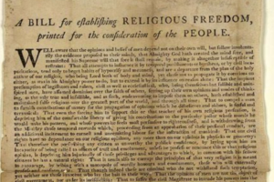 Thomas Jefferson’s Act for Establishing Religious Freedom