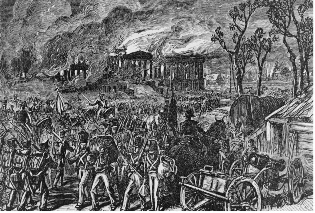 In this year of commemorations of the 250th anniversary of the signing of the Declaration of Independence, we at AHP want to honor our Founding Fathers who established our democratic republic, and in particular the several Founding Fathers who went on to serve as Presidents of the United States: George Washington, John Adams, Thomas Jefferson, James Madison and James Monroe. Together they collectively and consecutively served for forty years, from 1789 to 1825. Noteworthy is the fact that of those first five Presidents, all were Virginians except John Adams. This month we want to honor the memory of one of those Virginians, James Madison, the fourth President of the United States, and a man who is credited with playing perhaps the most important role in the passage of the U.S. Constitution and Bill of Rights. So profound was his influence that Madison is sometimes called the “Father of the Constitution.” Madison also is credited—if that’s the right word—with having led our country into the War of 1812, a truly misguided venture that many of Madison’s opponents at the time labeled “Madison’s War.” And for some of our citizens, Madison is famous for having married Dolley Payne, otherwise known as Dolley Madison, who has served as the model for First Ladies ever since, and about whom we’ve written previously—see our story on Dolley Madison on AHP’s website on our “Stories” page. James Madison was born this day 275 years ago on March 16, 1751, in Port Conway, Virginia. His family was part of the “planter” aristocracy of Virginia, and they owned the “Belle Grove” plantation where James grew up. The Madisons were among the largest landowners in the Piedmont region of Virginia, and traced back to some of the original settlers of the state. James was given an excellent education, and attended college at Princeton University in New Jersey (an unusual selection, as almost all the sons of the Virginia aristocracy attended William and Mary College in Williamsburg). He graduated in 1772, just a few years before the commencement of the Revolutionary War. After graduation he also studied law, which stood him in good stead during the later debates of the Continental Congress over the provisions of the Constitution. His legal training also prepared him well for the many learned tracts he authored about the Constitution that have come to be known as the Federalist Papers (co-authored in significant part by Alexander Hamilton). By 1774, the rebellion in the thirteen colonies was well underway, but not yet to the point of actual warfare. Many of the colonies had formed so-called “Committees of Safety,” and Madison served on such a Committee in Virginia. When war broke out in 1775, he briefly served in the local militia, but Madison was not a born soldier (his health was always questionable), and his main contribution to the war effort was as a political leader. He thus became a delegate to the Fifth Virginia Convention, where he was tasked with developing a constitution. He also had a major role in the drafting of the Virginia Declaration of Rights in May 1776, a pre-cursor of America’s Declaration of Independence signed a few months later. During the War itself, Madison was involved in the passage of the Articles of Confederation in 1777, the key piece of legislation that governed the affairs of state for the rest of the War. Almost all historians agree that it was a deeply flawed document, and left the Continental Congress largely powerless to support the war effort unless the legislatures of the thirteen colonies stepped up—which more often than not did not happen. This wartime experience led Madison to argue for a far stronger central government to replace the Articles of Confederation—which is what ultimately produced the U.S. Constitution. Madison lobbied for this from the get-go when he was elected to the very first House of Representatives in March 1789, where he continued to serve until 1797. During this period Madison played a prominent role in shaping what became known as the “Federalist Party,” America’s first political party. Over time, Madison’s political thinking shifted, and he became a close ally of Thomas Jefferson. Together they developed what became the Democratic-Republican Party, which was essentially an anti-Federalist faction opposed to the “big government” philosophy espoused by Washington, Adams, and Hamilton. With Madison’s strong support, Jefferson won the hotly-contested 1800 presidential race against John Adams, and Madison became his Secretary of State starting in May 1801. Madison served as Secretary of State for the entire two terms of Jefferson’s presidency, and succeeded him as President in March 1809. As Secretary of State, Madison worked with Jefferson to dismantle much of the Federalist-inspired legislation enacted during Adams’ presidency. Madison also was instrumental in passage of the Embargo Act of 1807, which banned exports to foreign nations—an Act that targeted Great Britain in particular. It was a highly controversial piece of legislation, however, and Madison paid a political price later on for his strong support of the embargo. When Madison assumed the presidency, he already had strong opposition from many members of Congress who loathed the Embargo Act, which was not repealed until March 1809, shortly before Madison took office. Among his critics was none other than future President James Monroe, who had not forgiven Madison for undermining some of Monroe’s diplomatic initiatives when Monroe was serving as a diplomat and Madison was serving as Secretary of State. Yet the two of them reconciled, and Madison named Monroe his Secretary of State in 1811. Bad timing for Monroe—the next year saw the nation go to war against Great Britain in the War of 1812. A low point in James Madison’s career was the War of 1812. Great Britain had been causing trouble for several years, attacking American shipping, and “impressing” American sailors, among other mischief-making. After pursuing several failed diplomatic solutions, Madison concluded that war was the only way to stop British depredations. And so in March 1812, he asked Congress to declare war on Great Britain, and Congress cooperated. Unfortunately, America was not ready for war—its troop strength was inadequate to the task, and the military was otherwise ill-equipped for an extended war effort. The war was a debacle for Madison, and even though he was re-elected President that same year, the war was unpopular in large areas of the country, most prominently in the Northeast. Early diplomatic efforts to end the war failed, and the war continued for several more years, finally concluding with the Battle of New Orleans in 1815 and the Treaty of Ghent.