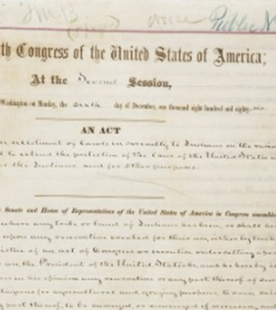 The Infamous Dawes Act Becomes Law, Targeting Native-American Reservations for Extinction