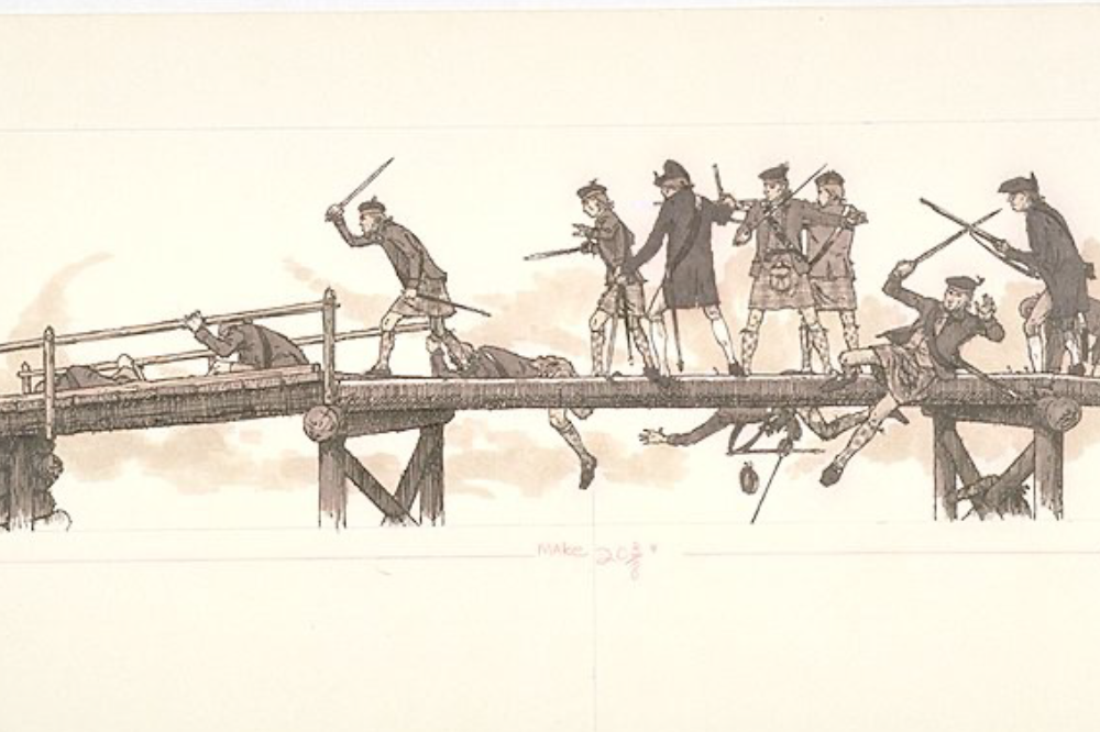 Battle at Moore's Creek Bridge