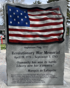 American Revolutionary War Memorial in Beaverton
