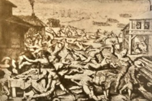 the Jamestowne Colony Is Decimated by an Indian Attack