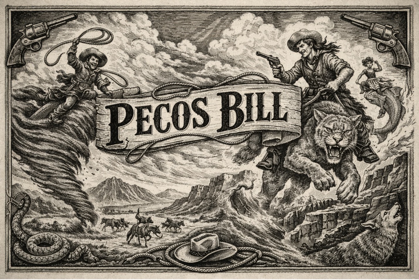 Pecos Bill: The Wildest Cowboy of American Folklore