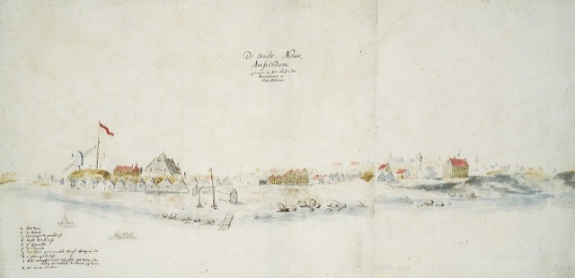 [Earliest Known Sketch of New Amsterdam]