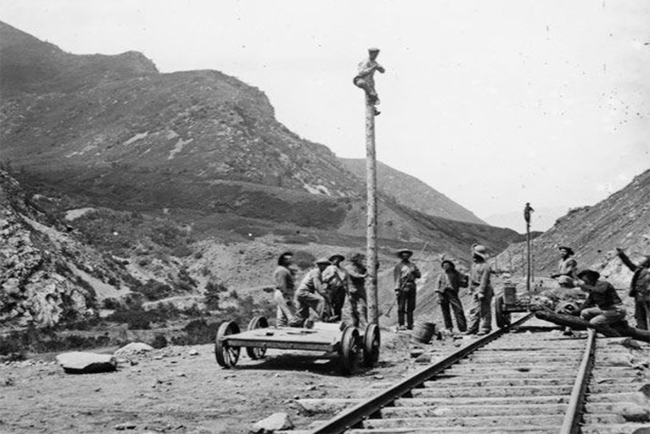 the transcontinental telegraph