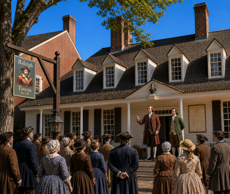 The Declaration of Independence Makes Its Way to Virginia