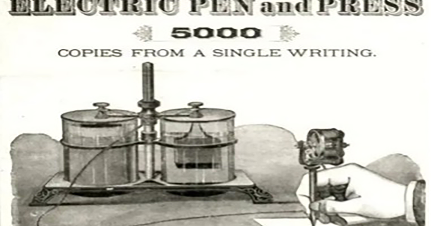 Edison Mimeograph.