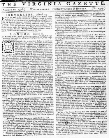virginia gazette
