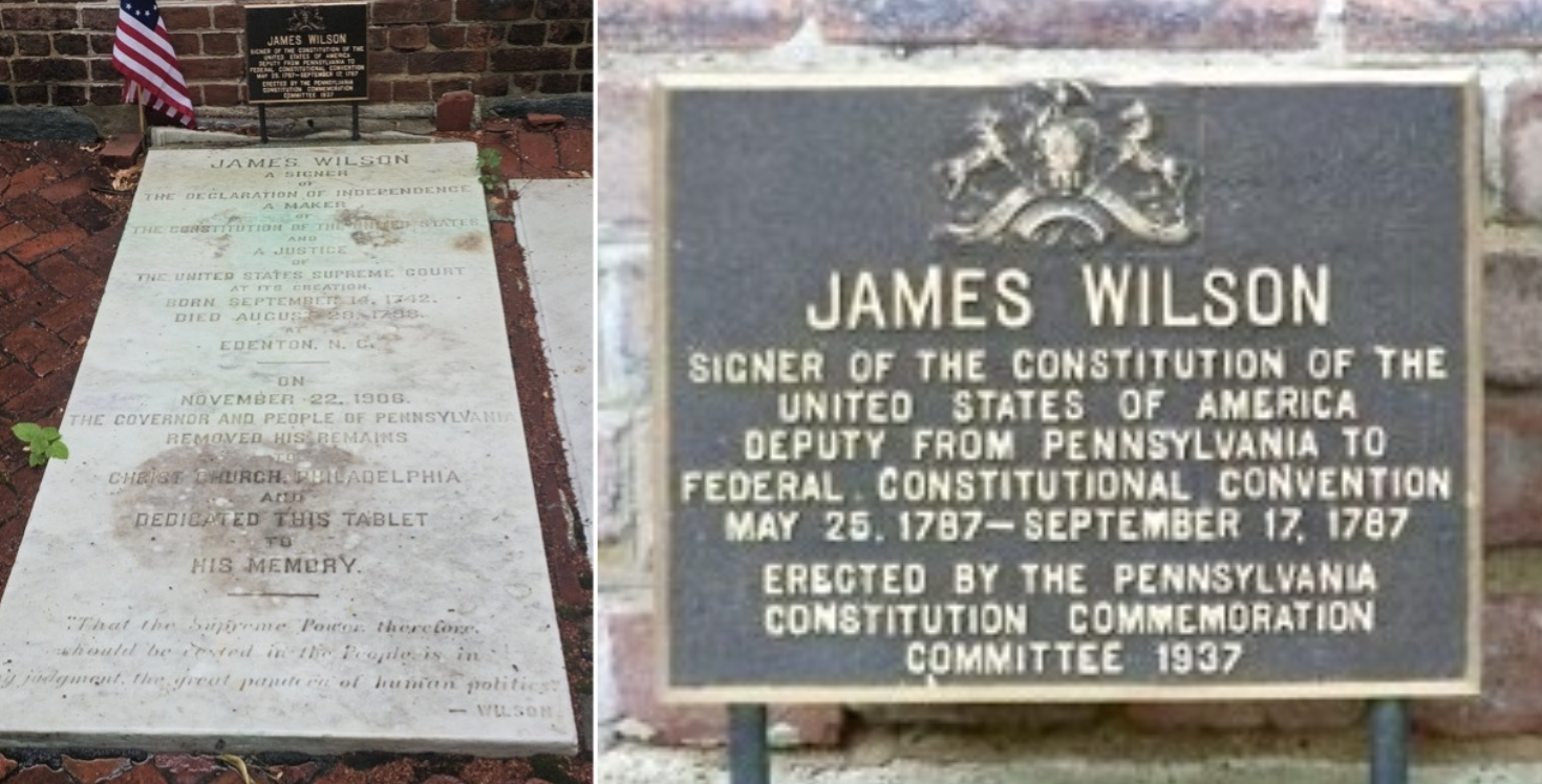 James Wilson memorial